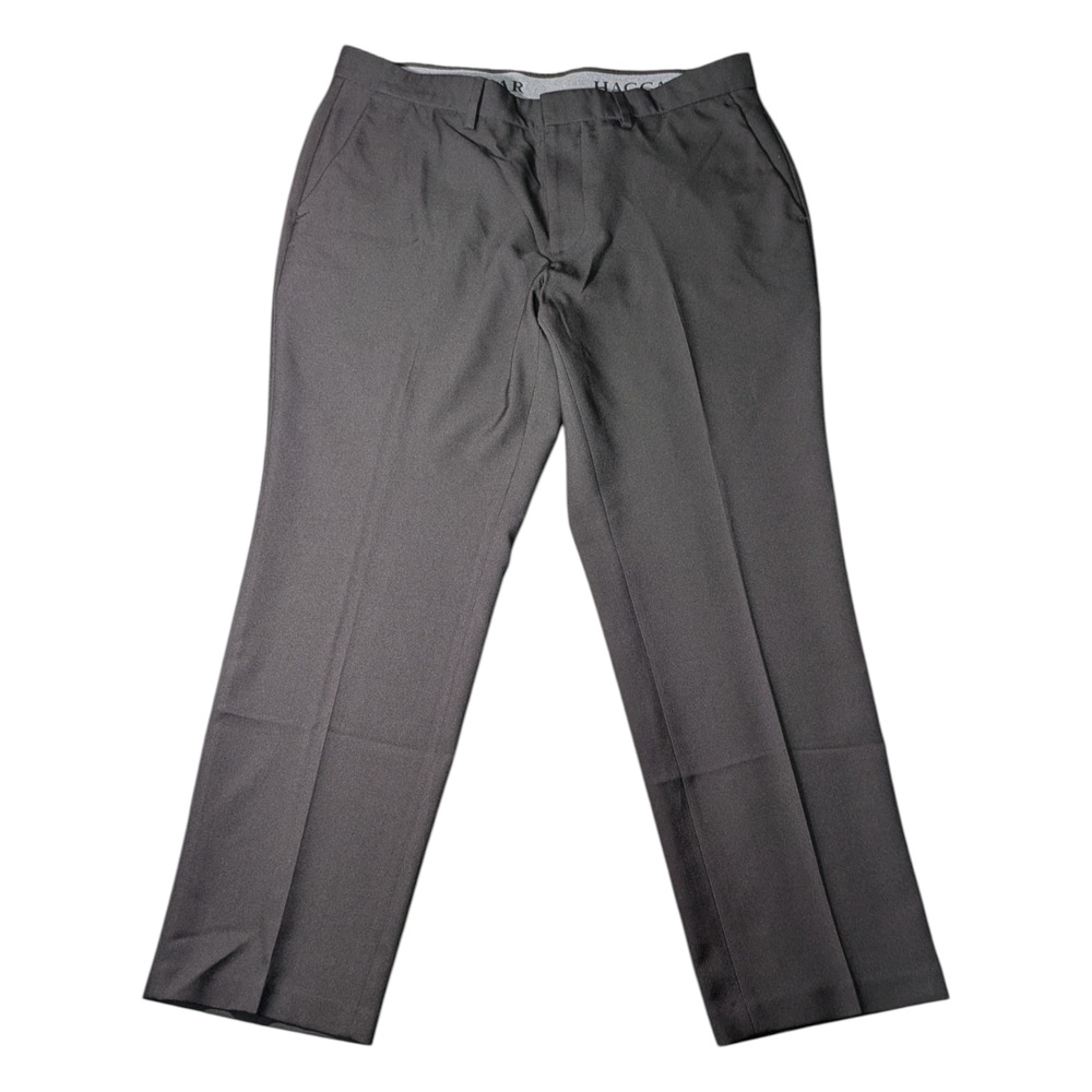 Haggar Dress Pants Size 34x29 Charcoal EUC
